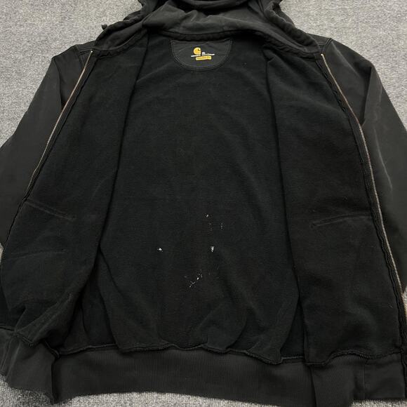 Carhartt Hoodie Mens XL Full Zip Original Fit Workwear Hooded Jacket - Picture 8 of 15